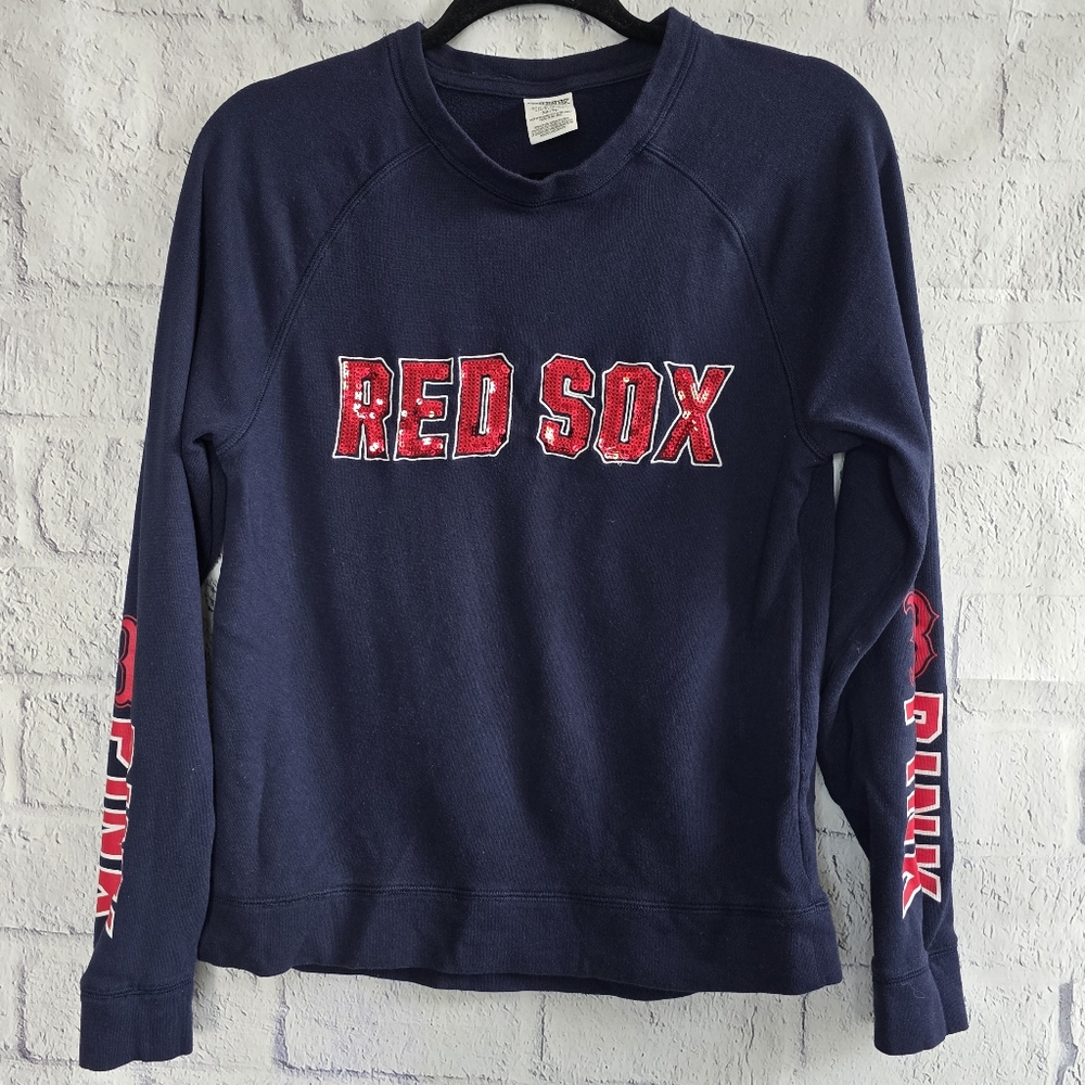 LIMITED Edition Victoria's Secret‎ PINK Boston Red Sox Sweatshirt XS